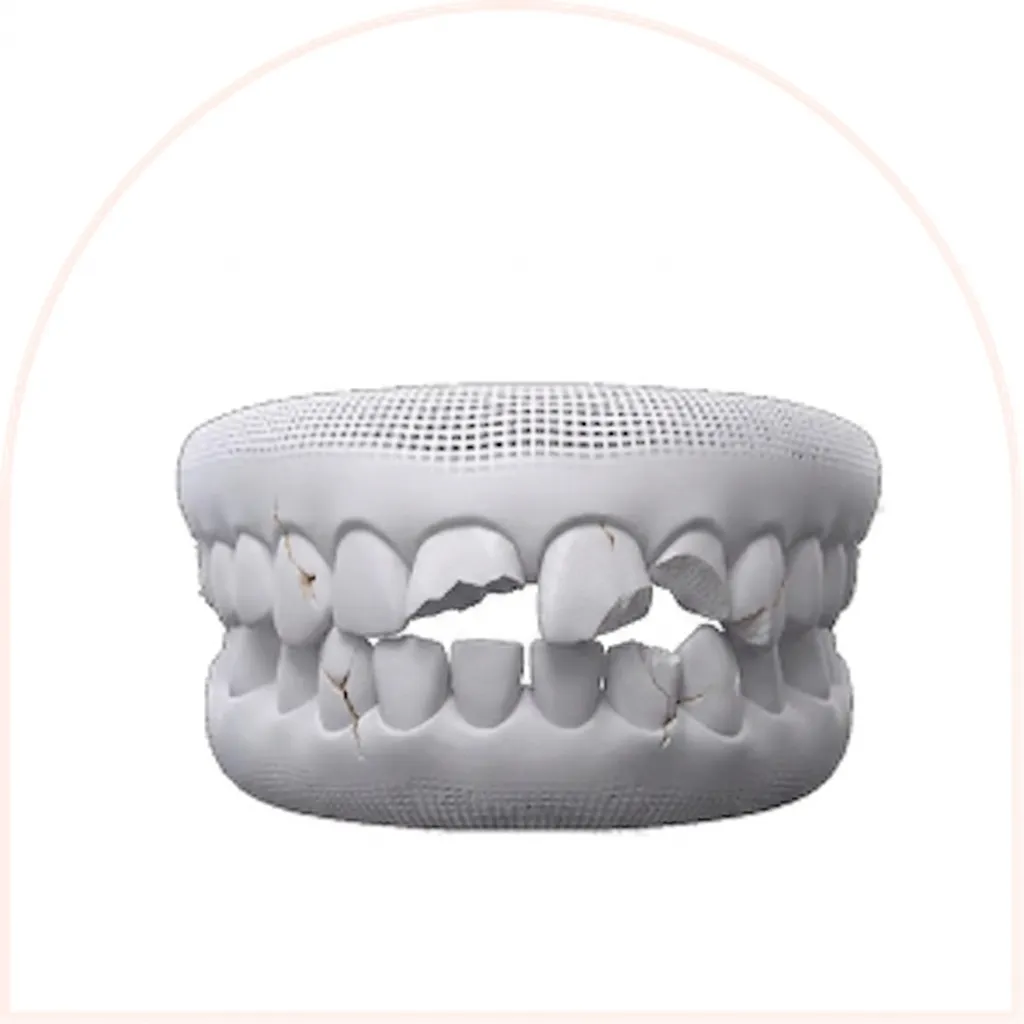 Chipped or broken teeth