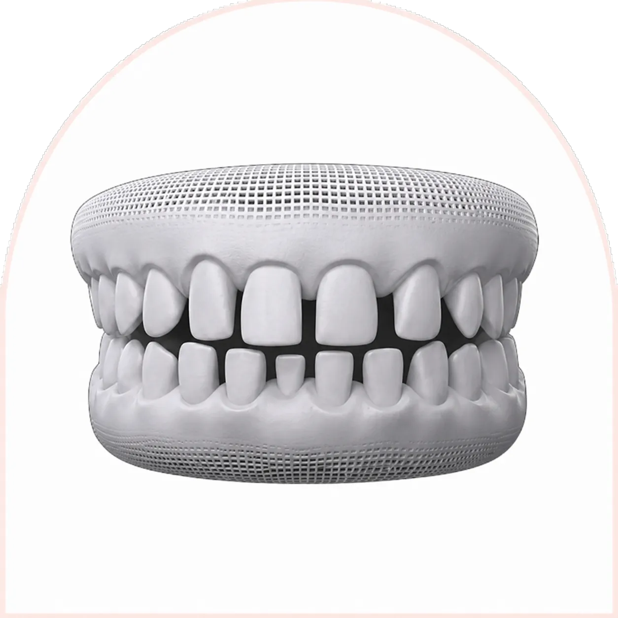 Teeth with gaps between them